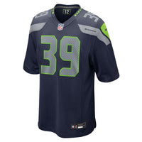 Seattle Seahawks Ty Okada Nike College Navy Team Game Jersey