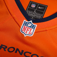 Denver Broncos Frank Crum Nike Orange Team Game Jersey