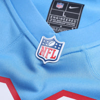 Tennessee Titans Nike Light Blue Oilers Throwback Custom Game Jersey