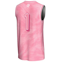 #1 Memphis Tigers GameDay Greats Lightweight Basketball Fashion Jersey - Pink