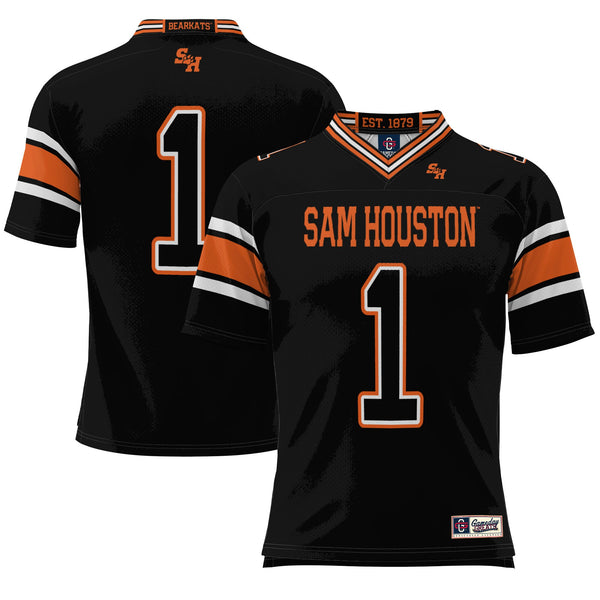 #1 Sam Houston State Bearkats GameDay Greats Endzone Football Jersey - Black