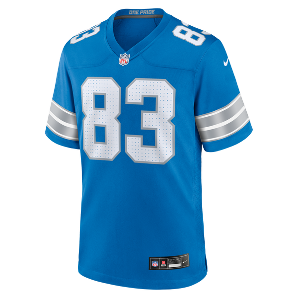 Detroit Lions Tyler Conklin Nike Blue Team Game Jersey