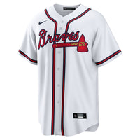 Atlanta Braves Spencer Schwellenbach Nike White Home Replica Jersey