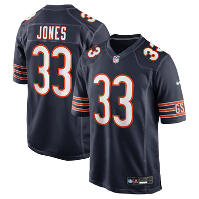 Chicago Bears Jaylon Jones Nike Navy Team Game Jersey