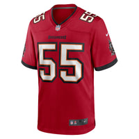 Tampa Bay Buccaneers Derrick Brooks Nike Red Retired Player Game Jersey