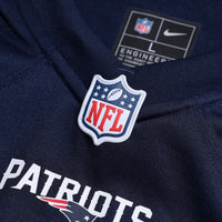 New England Patriots Elijah Ponder Nike Navy Team Game Jersey