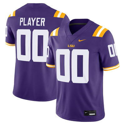 LSU Tigers Nike NIL Pick-A-Player Game Jersey - Purple
