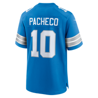 Detroit Lions Isiah Pacheco Nike Blue Team Game Jersey