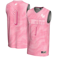 #1 Sam Houston State Bearkats GameDay Greats Lightweight Basketball Fashion Jersey - Pink