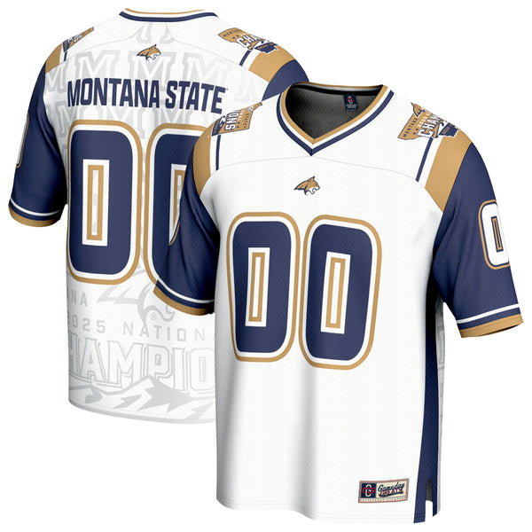 Montana State Bobcats GameDay Greats 2025 NCAA FCS Football National Champions Commemorative Fashion Jersey - White