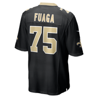 New Orleans Saints Taliese Fuaga Nike Black Player Game Jersey