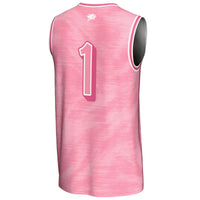 #1 New Hampshire Wildcats GameDay Greats Lightweight Basketball Fashion Jersey - Pink