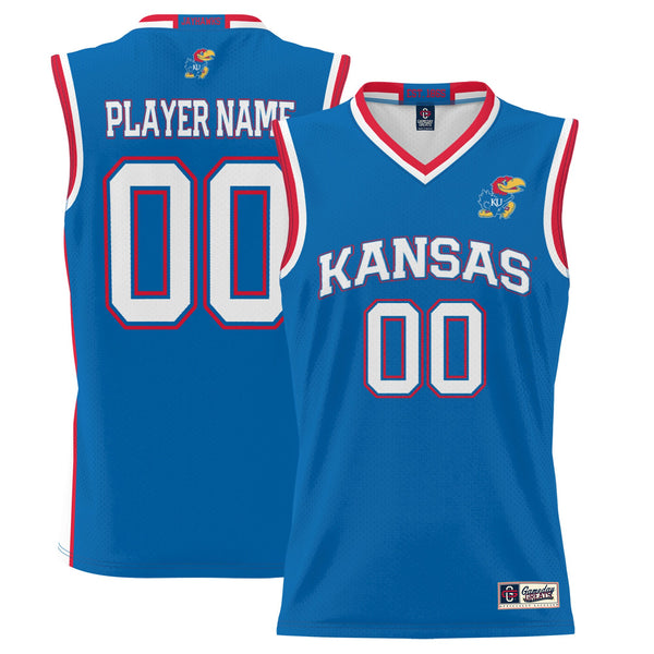 Kansas Jayhawks GameDay Greats Lightweight NIL Pick-A-Player Basketball Jersey - Royal