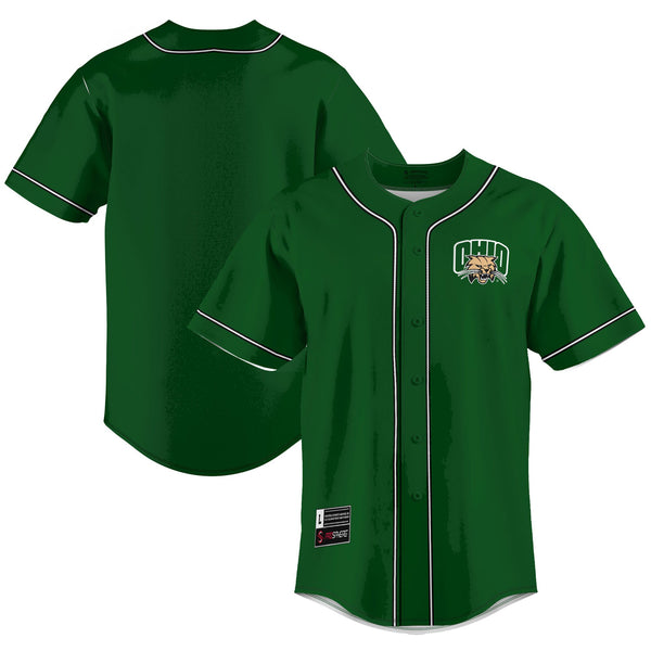 Ohio Bobcats GameDay Greats Lightweight Baseball Jersey - Green