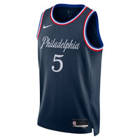 Philadelphia 76ers Nike 2025/26 City Edition Swingman Jersey - Navy - Quentin Grimes