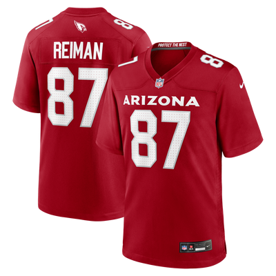 Arizona Cardinals Tip Reiman Nike Cardinal Team Game Jersey