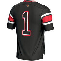 #1 Illinois State Redbirds GameDay Greats Endzone Football Jersey - Black