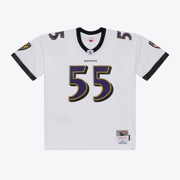 Baltimore Ravens Terrell Suggs Mitchell & Ness White 2003 Legacy Replica Player Jersey