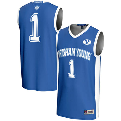 #1 BYU Cougars GameDay Greats Lightweight Basketball Jersey - Royal