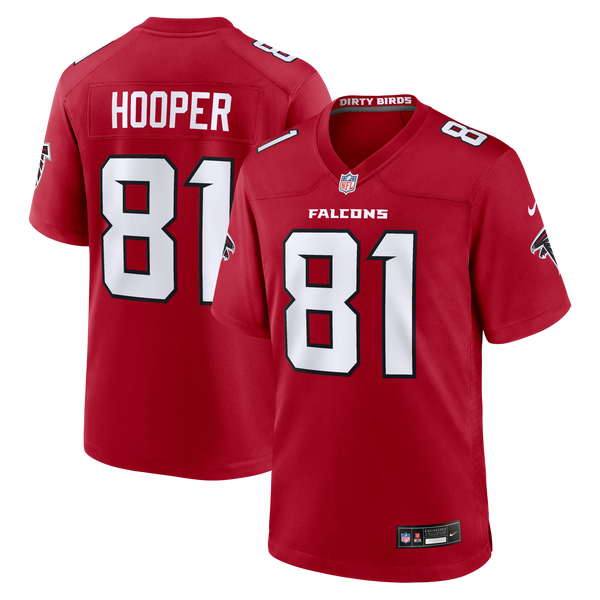 Atlanta Falcons Austin Hooper Nike Red Team Game Jersey