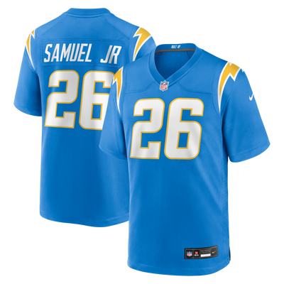 Los Angeles Chargers Asante Samuel Jr. Nike Powder Blue Game Player Jersey