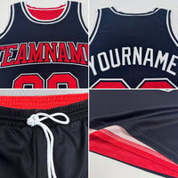 Custom Royal Orange-White Reversible Double Side Sublimation Basketball Set Jersey