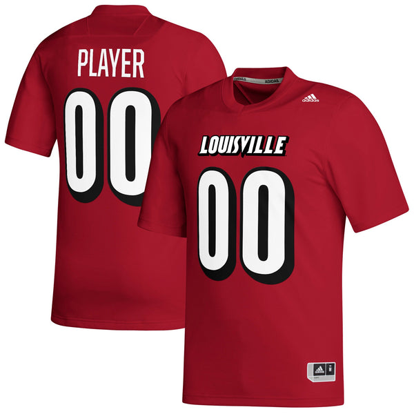 Louisville Cardinals adidas Pick-A-Player NIL Replica Football Jersey - Red