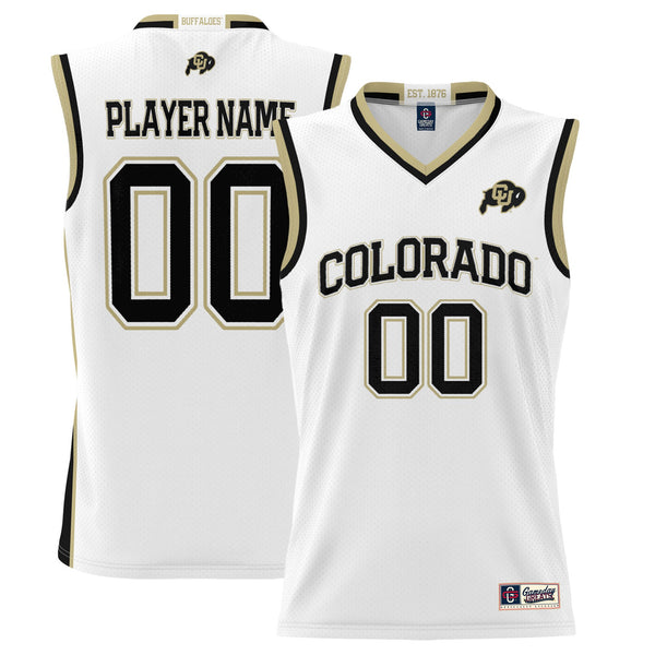 Colorado Buffaloes GameDay Greats Lightweight NIL Pick-A-Player Basketball Jersey - White