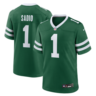 New York Jets Kenyon Sadiq Nike Legacy Green 2026 NFL Draft First Round Pick No. 16 Team Game Jersey