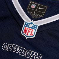 Dallas Cowboys Tyler Booker Nike Navy Team Game Jersey