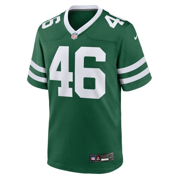 New York Jets Joseph Ossai Nike Legacy Green Team Game Jersey