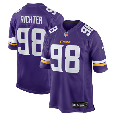 Minnesota Vikings Bo Richter Nike Purple Team Game Jersey