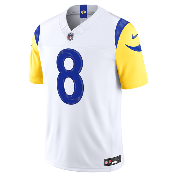 Los Angeles Rams Jared Verse Nike White Vapor F.U.S.E. Stitched Limited Jersey