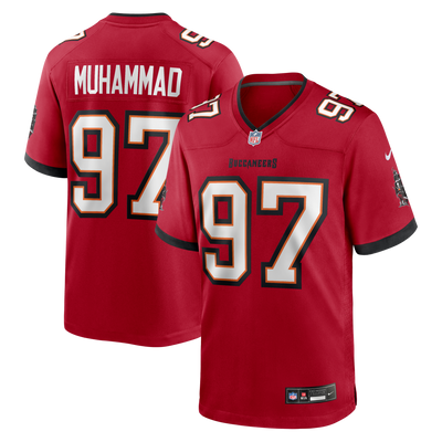 Tampa Bay Buccaneers Al-Quadin Muhammad Nike Red Team Game Jersey