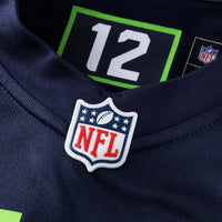 Seattle Seahawks Christian Haynes Nike College Navy Game Jersey