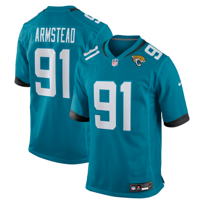 Jacksonville Jaguars Arik Armstead Nike Teal Team Game Jersey