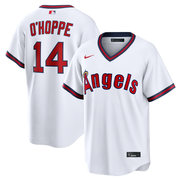 Los Angeles Angels Logan O'Hoppe Nike White Alternate Replica Jersey