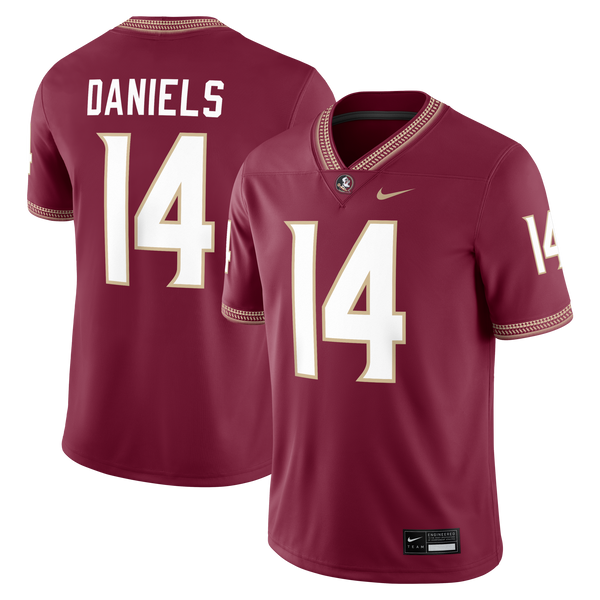 Ashton Daniels Florida State Seminoles Nike Game Football Jersey - Garnet