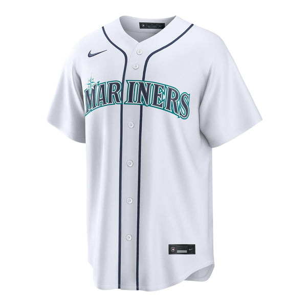 Seattle Mariners George Kirby Nike White Home Replica Jersey