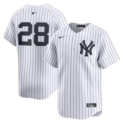 New York Yankees Austin Wells Nike White Home Limited Player Jersey