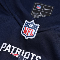 New England Patriots A.J. Brown Nike Navy Team Game Jersey