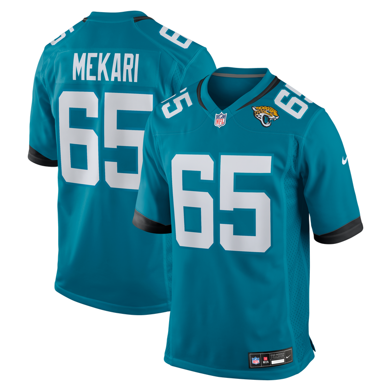 Jacksonville Jaguars Patrick Mekari Nike Teal Team Game Jersey