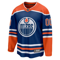 Edmonton Oilers Fanatics Royal Home Breakaway Custom Jersey