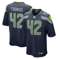 Seattle Seahawks Drake Thomas Nike College Navy Game Jersey
