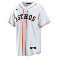Houston Astros Cristian Javier Nike White Home Replica Jersey