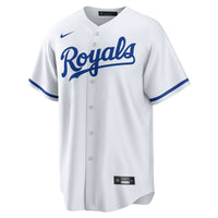 Kansas City Royals Michael Massey Nike White Home Replica Jersey