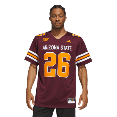 #26 Arizona State Sun Devils adidas Roses & Devils Premier Strategy Jersey - Maroon
